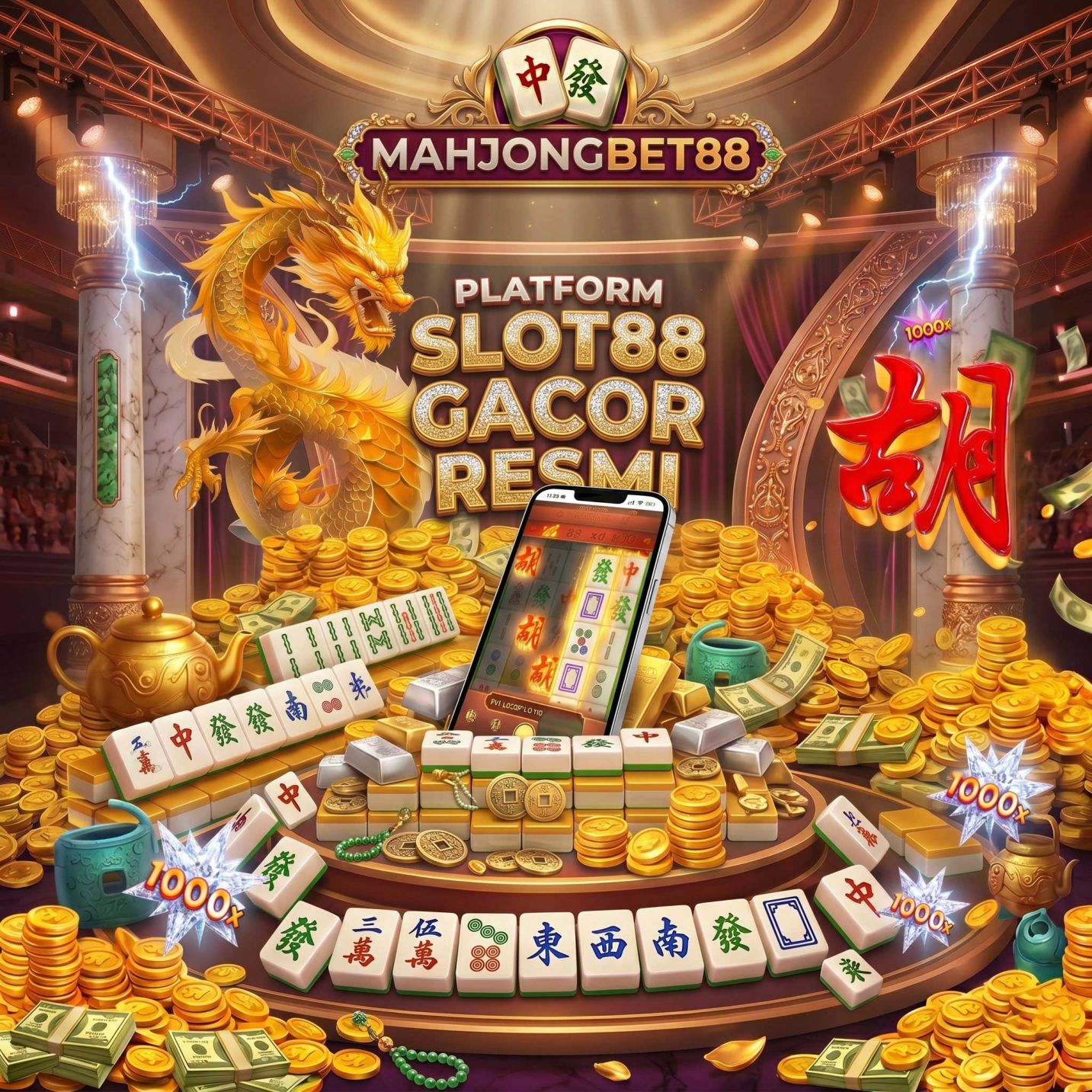 MAHJONGBET88 : Link Slot Online Mahjong Ways Gacor Slot88 Resmi