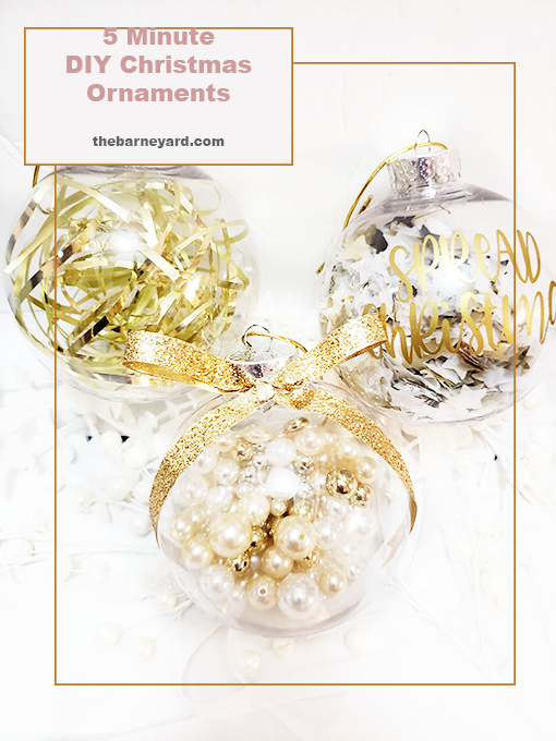 DIY Christmas Ornaments - The Barne Yard - DIY ornaments