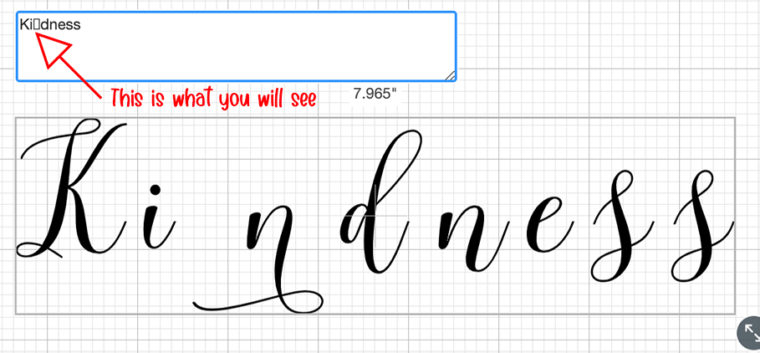 Flourishes and glyphs: How to make font look amazing in Cricut - The ...